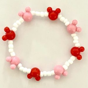 Disney Valentines Day Inspired Mouse Ears Bracelet